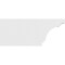 Ekena Millwork Standard Pescadero Architectural Grade PVC Rafter Tail, 5"W X 10"H X 24"L RFTP05X10X24PEC - alternate 3